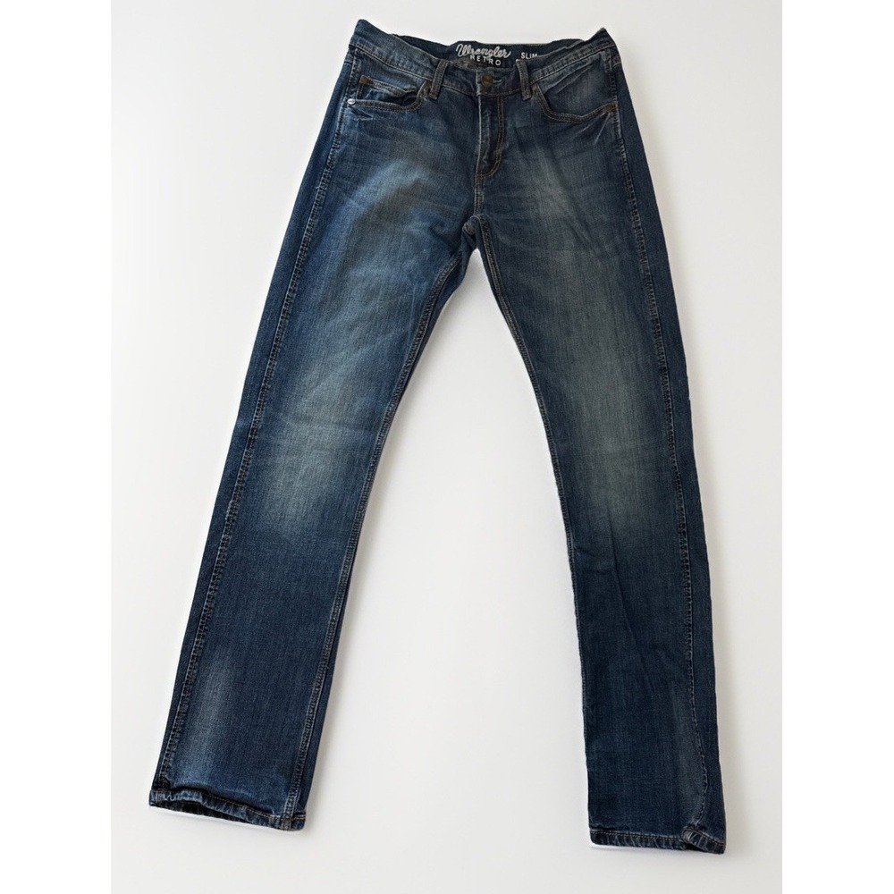 Wrangler Retro Men's Slim Straight Jeans Tag 31x36 Measures 31x35 WLT88BZ - Picture 3 of 8